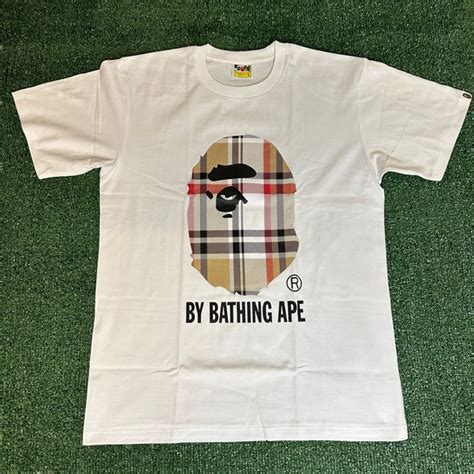 burberry bape t shirt|Bape hoodies stockx.